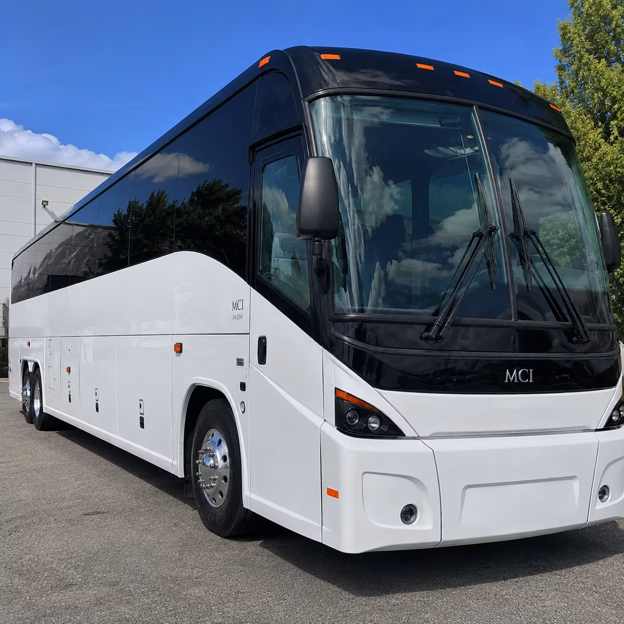 charter bus shuttle service for river rouge plant shift workers