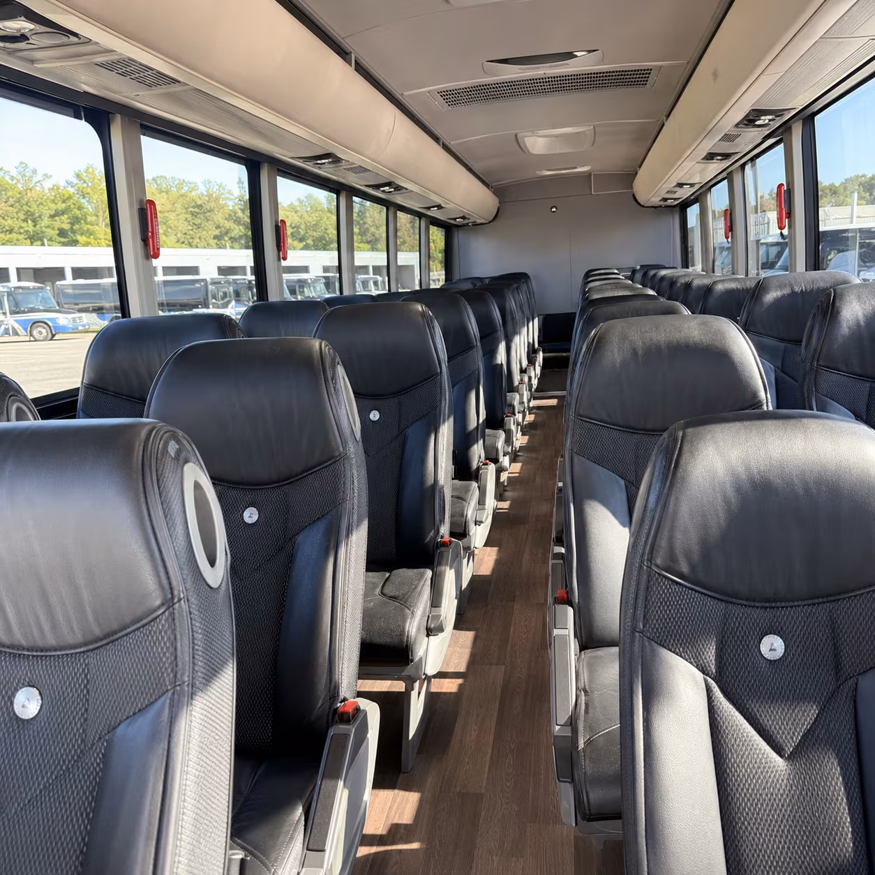 dearborn charter bus interior gallery