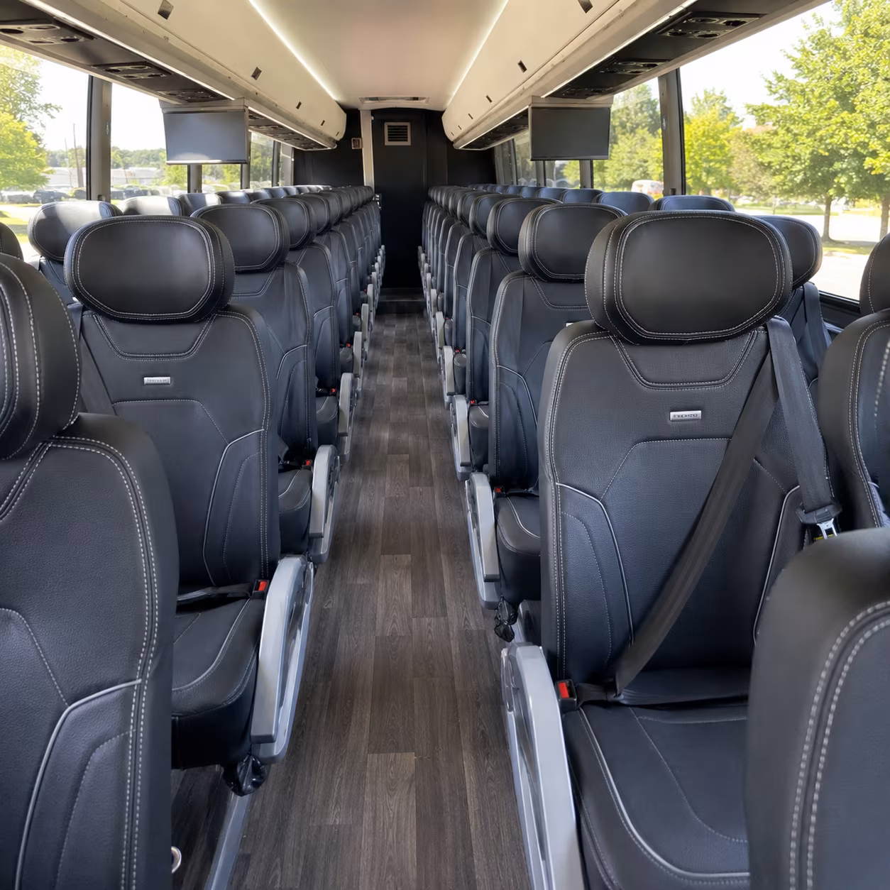 dearborn charter bus interior