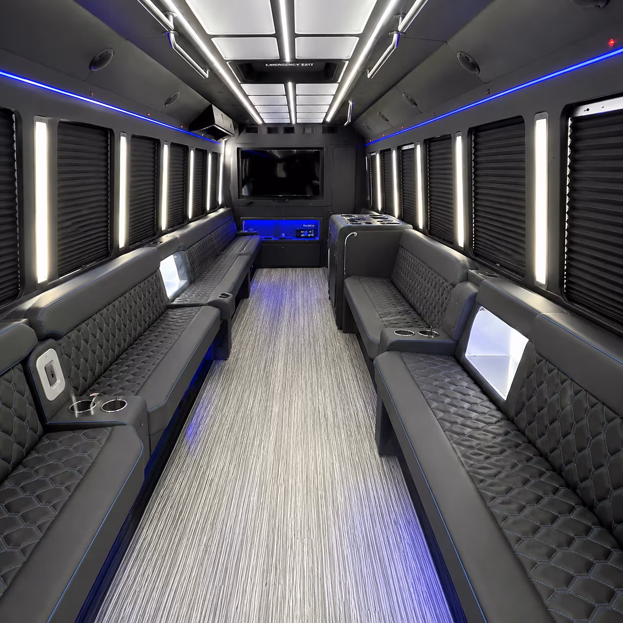 dearborn party bus rentals inside