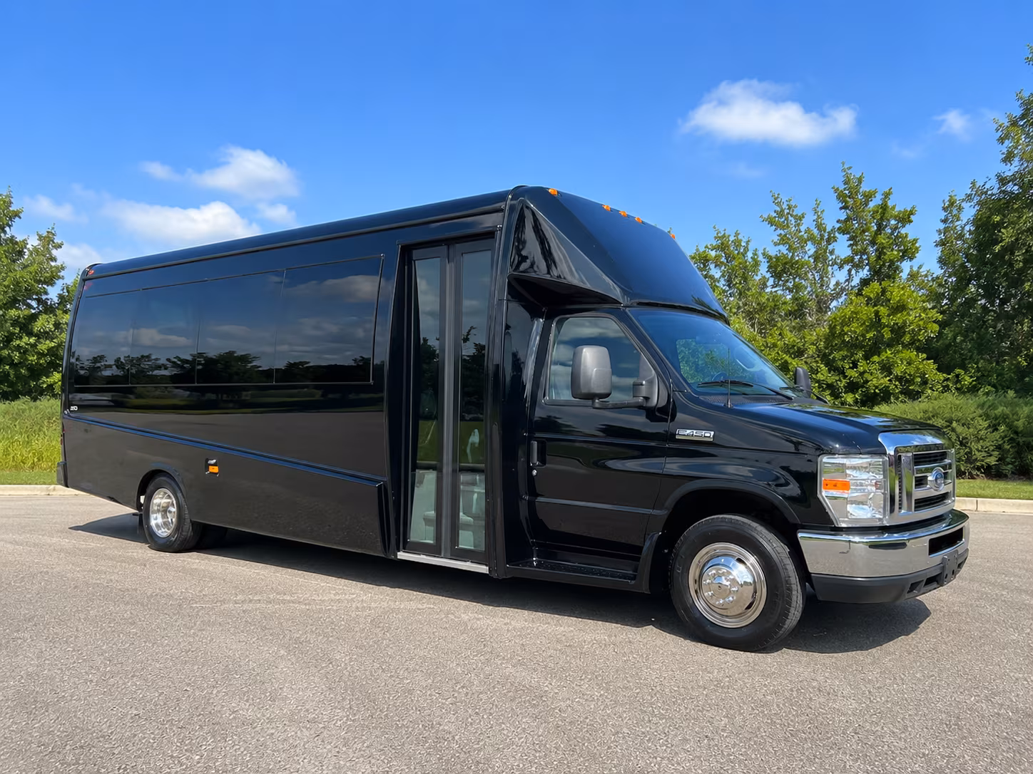 minibus rentals for smaller dearborn prom groups heading out on michigan avenue